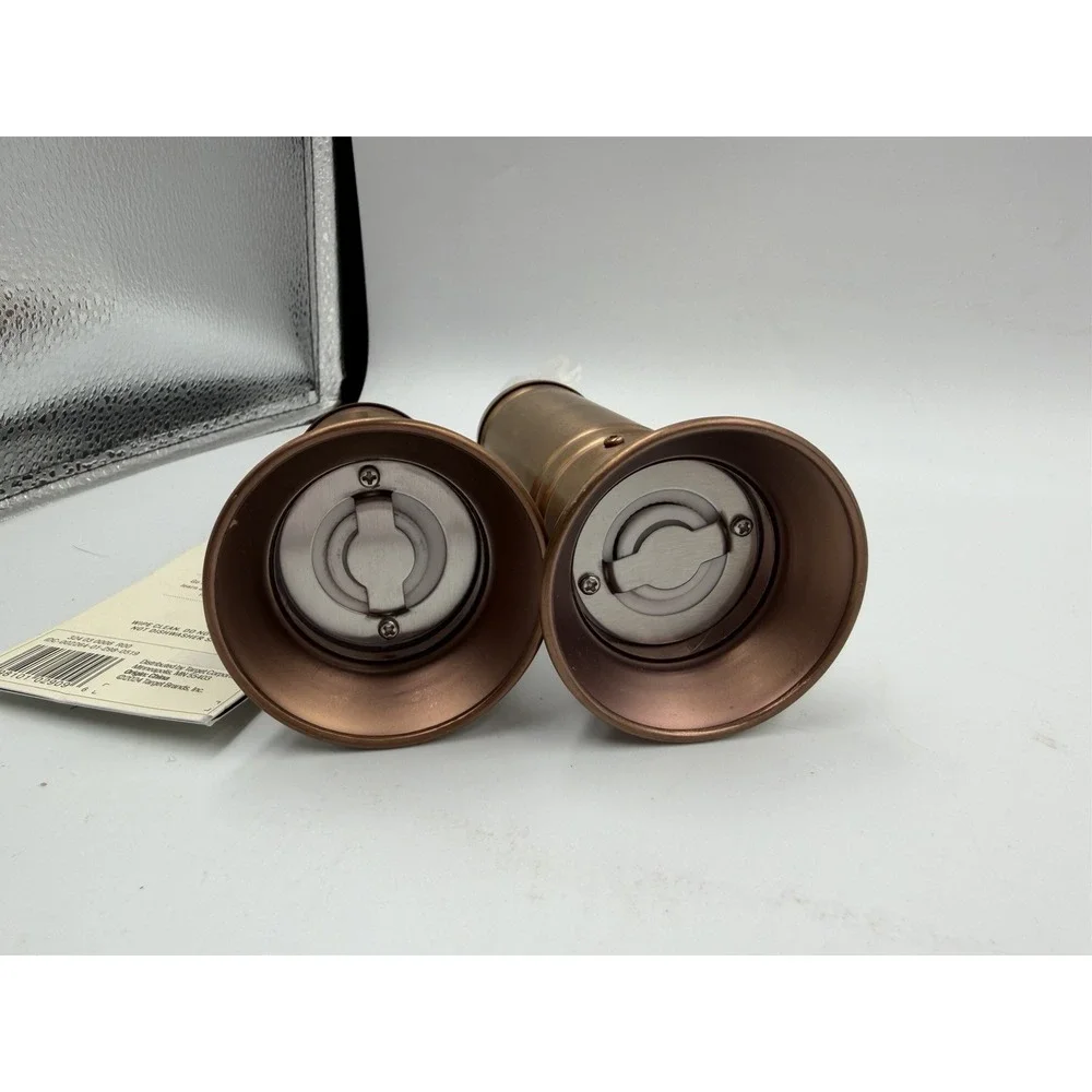 Pair Hearth & Hand With Magnolia Salt & Pepper Copper Finish Crank Grinders NWT - Picture 9 of 16